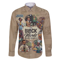 The Black Minds Behind Progress Family Matching Off The Shoulder Long Sleeve Dress and Hawaiian Shirt Africa Black Invention - Wonder Print Shop