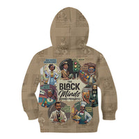 The Black Minds Behind Progress Kid Hoodie Africa Black Invention - Wonder Print Shop