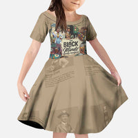 The Black Minds Behind Progress Kid Short Sleeve Dress Africa Black Invention - Wonder Print Shop