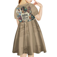 The Black Minds Behind Progress Kid Short Sleeve Dress Africa Black Invention - Wonder Print Shop
