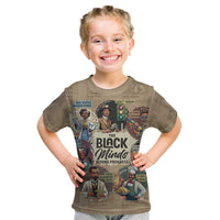 The Black Minds Behind Progress Kid T Shirt Africa Black Invention - Wonder Print Shop
