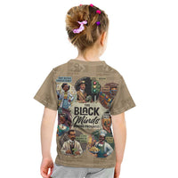 The Black Minds Behind Progress Kid T Shirt Africa Black Invention - Wonder Print Shop