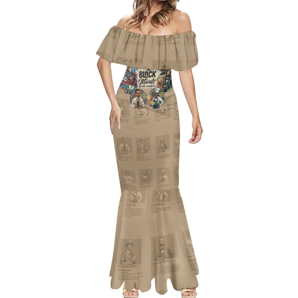 The Black Minds Behind Progress Mermaid Dress Africa Black Invention - Wonder Print Shop