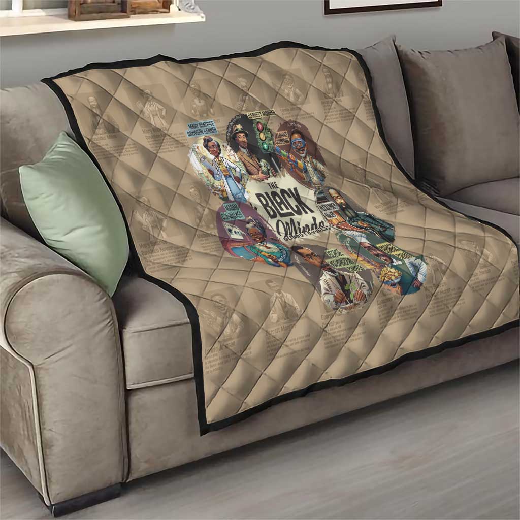 The Black Minds Behind Progress Quilt Africa Black Invention - Wonder Print Shop