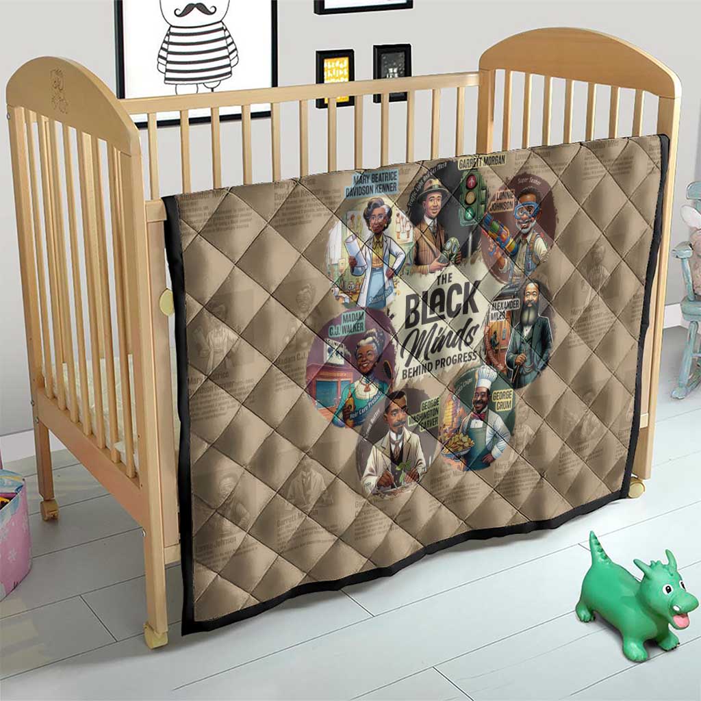 The Black Minds Behind Progress Quilt Africa Black Invention - Wonder Print Shop