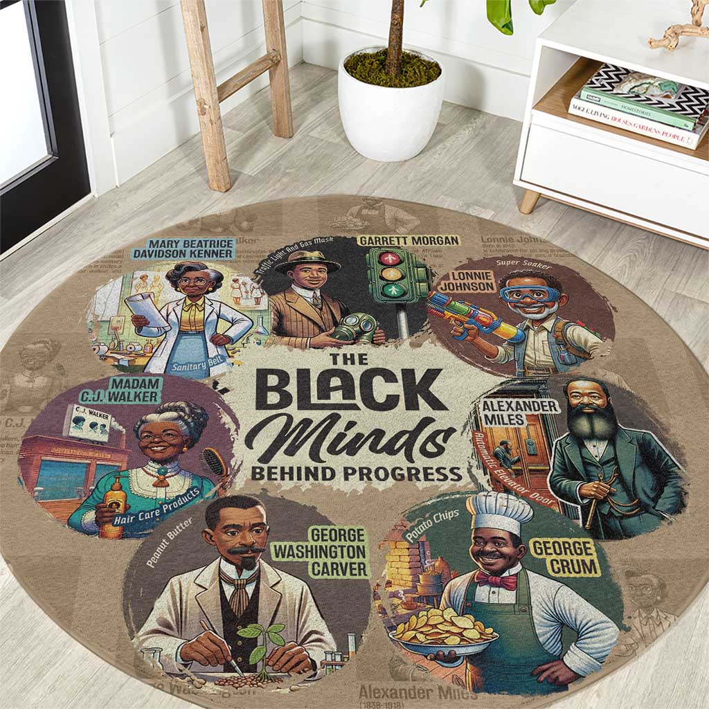 The Black Minds Behind Progress Round Carpet Africa Black Invention
