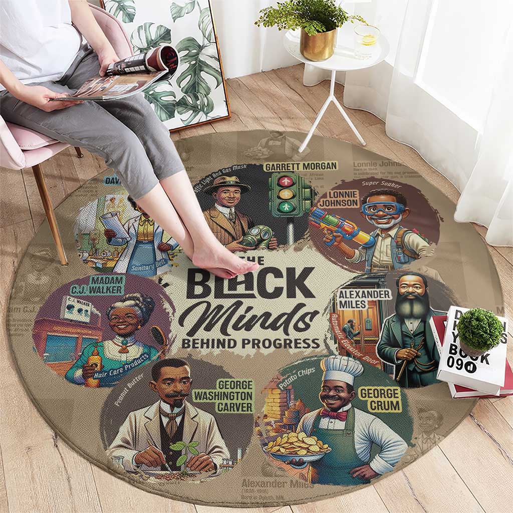 The Black Minds Behind Progress Round Carpet Africa Black Invention