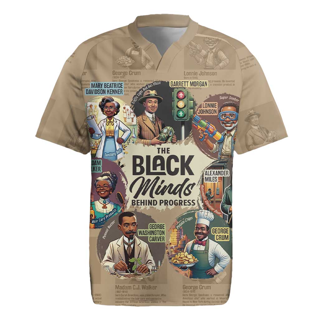 The Black Minds Behind Progress Rugby Jersey Africa Black Invention - Wonder Print Shop