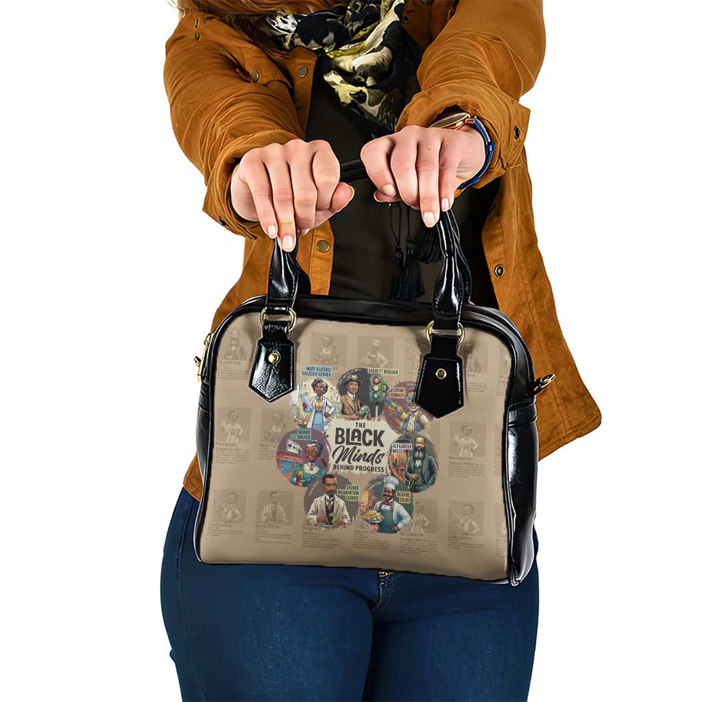 The Black Minds Behind Progress Shoulder Handbag Africa Black Invention