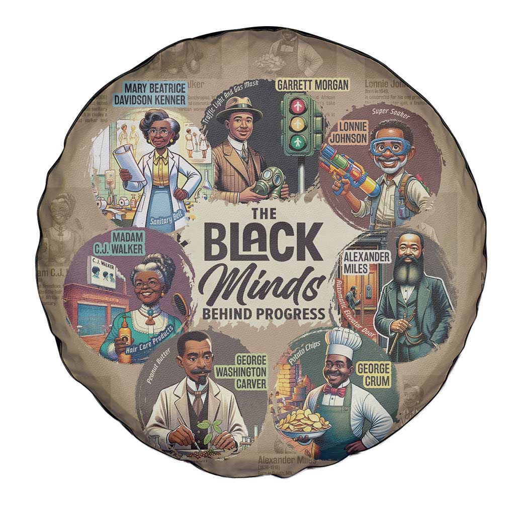 The Black Minds Behind Progress Spare Tire Cover Africa Black Invention - Wonder Print Shop