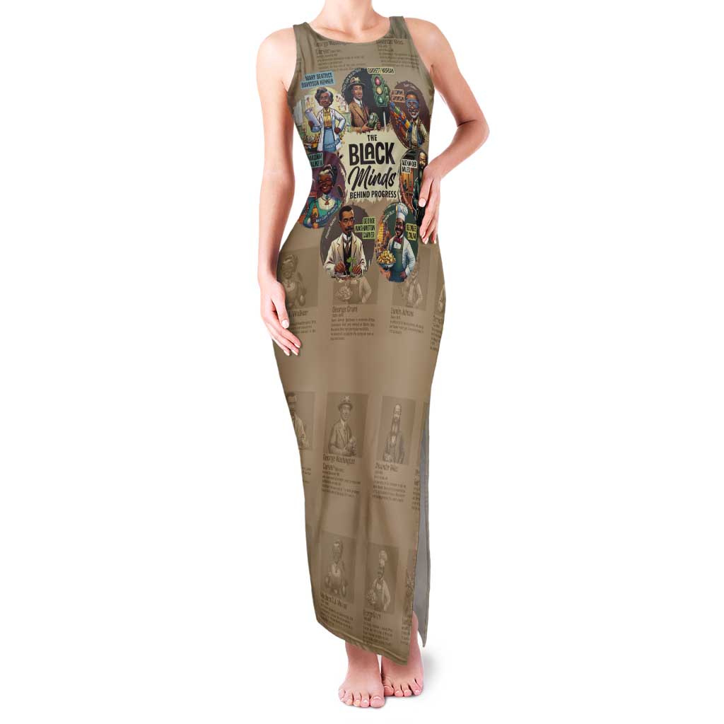 The Black Minds Behind Progress Tank Maxi Dress Africa Black Invention - Wonder Print Shop