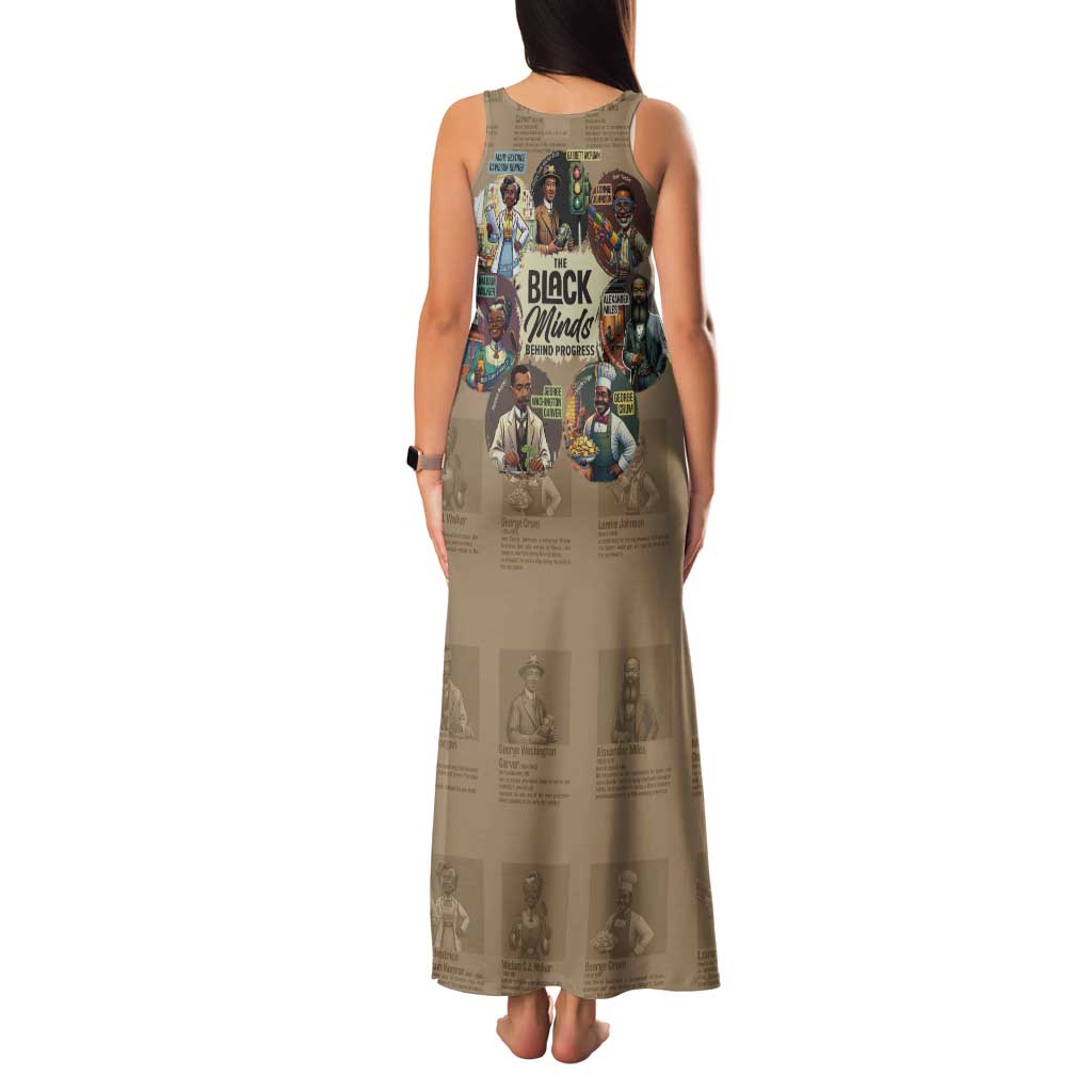 The Black Minds Behind Progress Tank Maxi Dress Africa Black Invention - Wonder Print Shop
