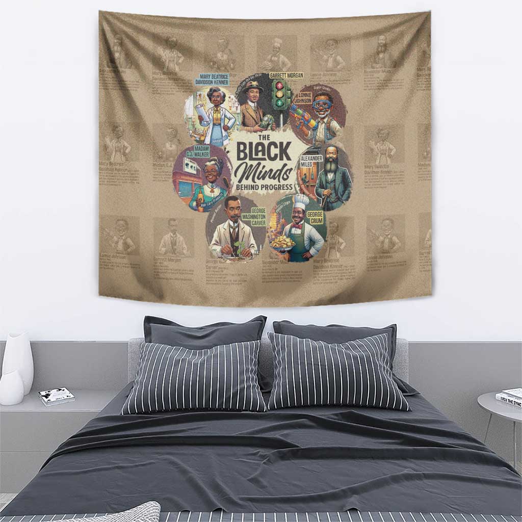 The Black Minds Behind Progress Tapestry Africa Black Invention - Wonder Print Shop
