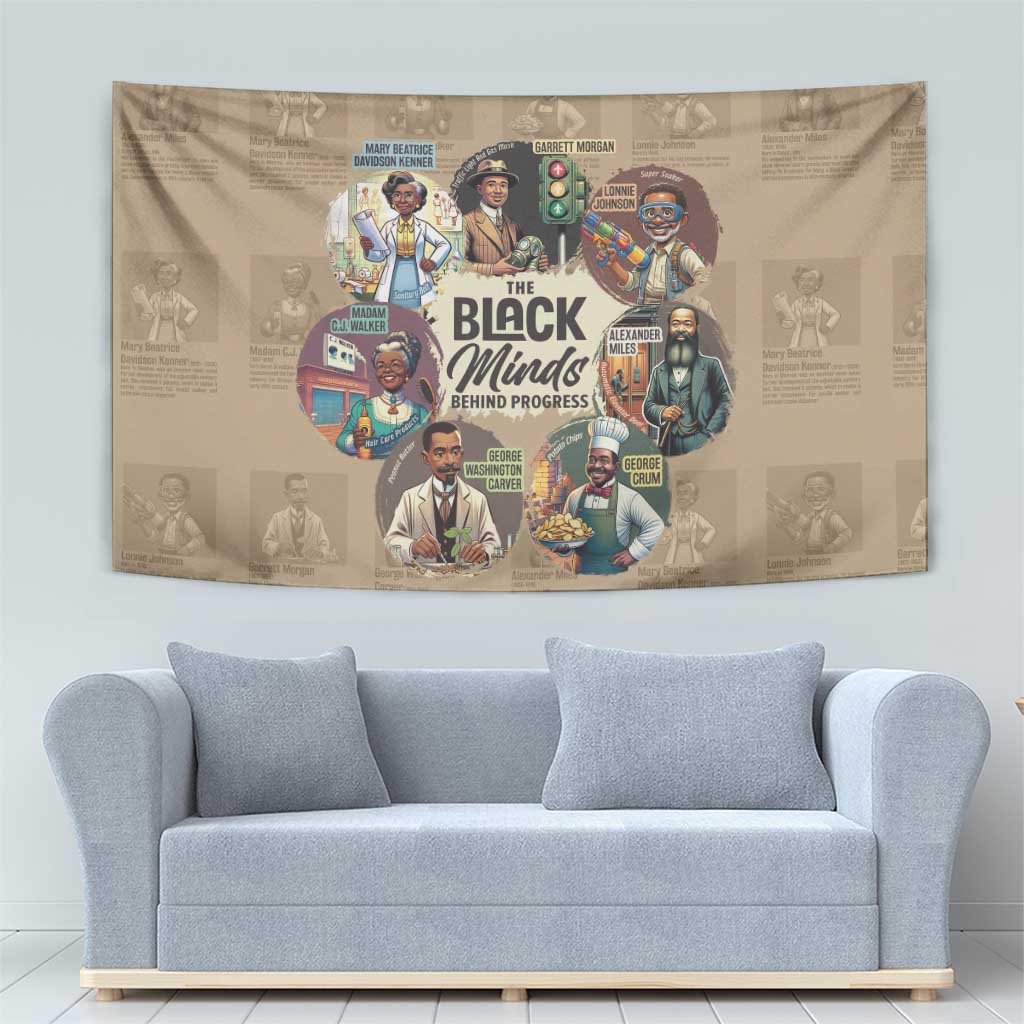 The Black Minds Behind Progress Tapestry Africa Black Invention - Wonder Print Shop