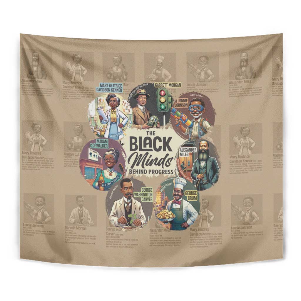 The Black Minds Behind Progress Tapestry Africa Black Invention - Wonder Print Shop