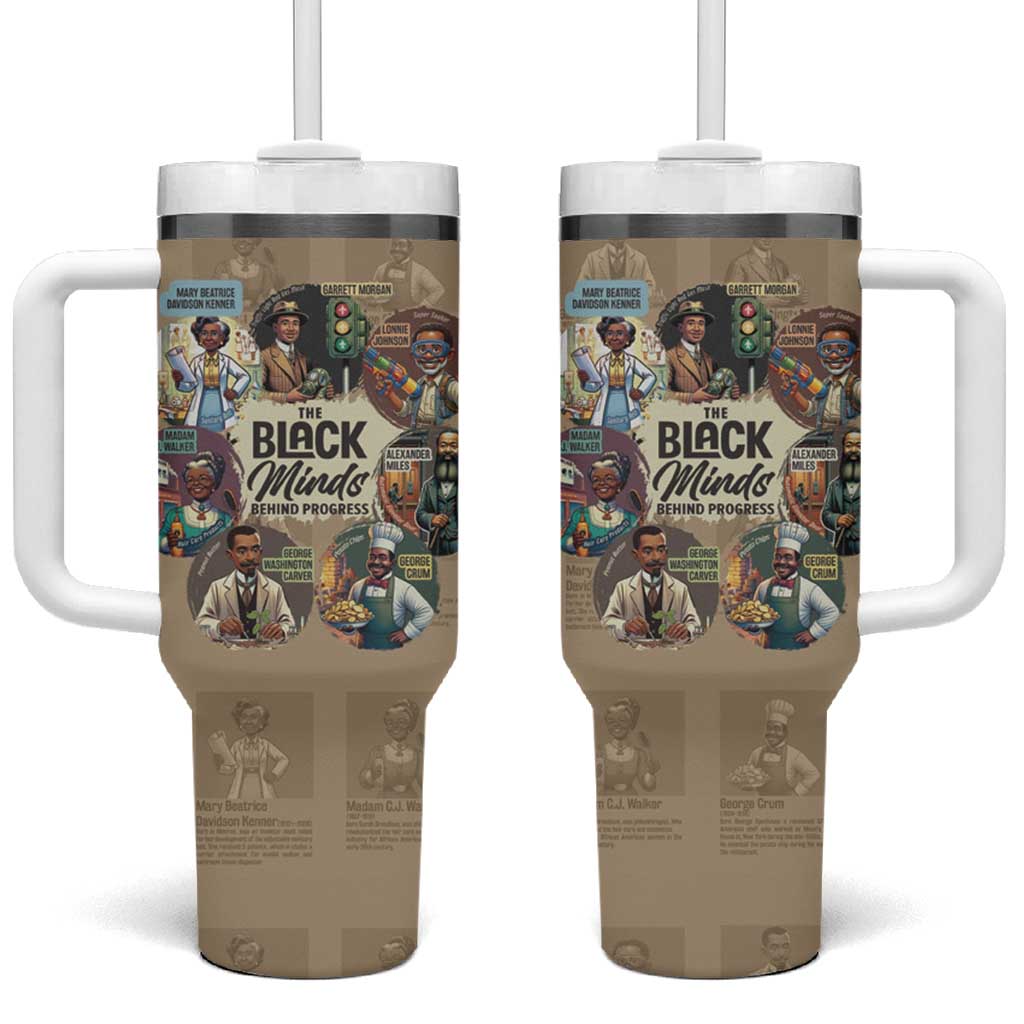 The Black Minds Behind Progress Tumbler With Handle Africa Black Invention - Wonder Print Shop