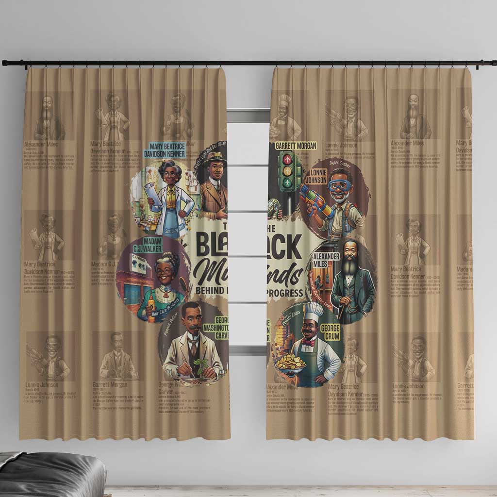 The Black Minds Behind Progress Window Curtain Africa Black Invention - Wonder Print Shop