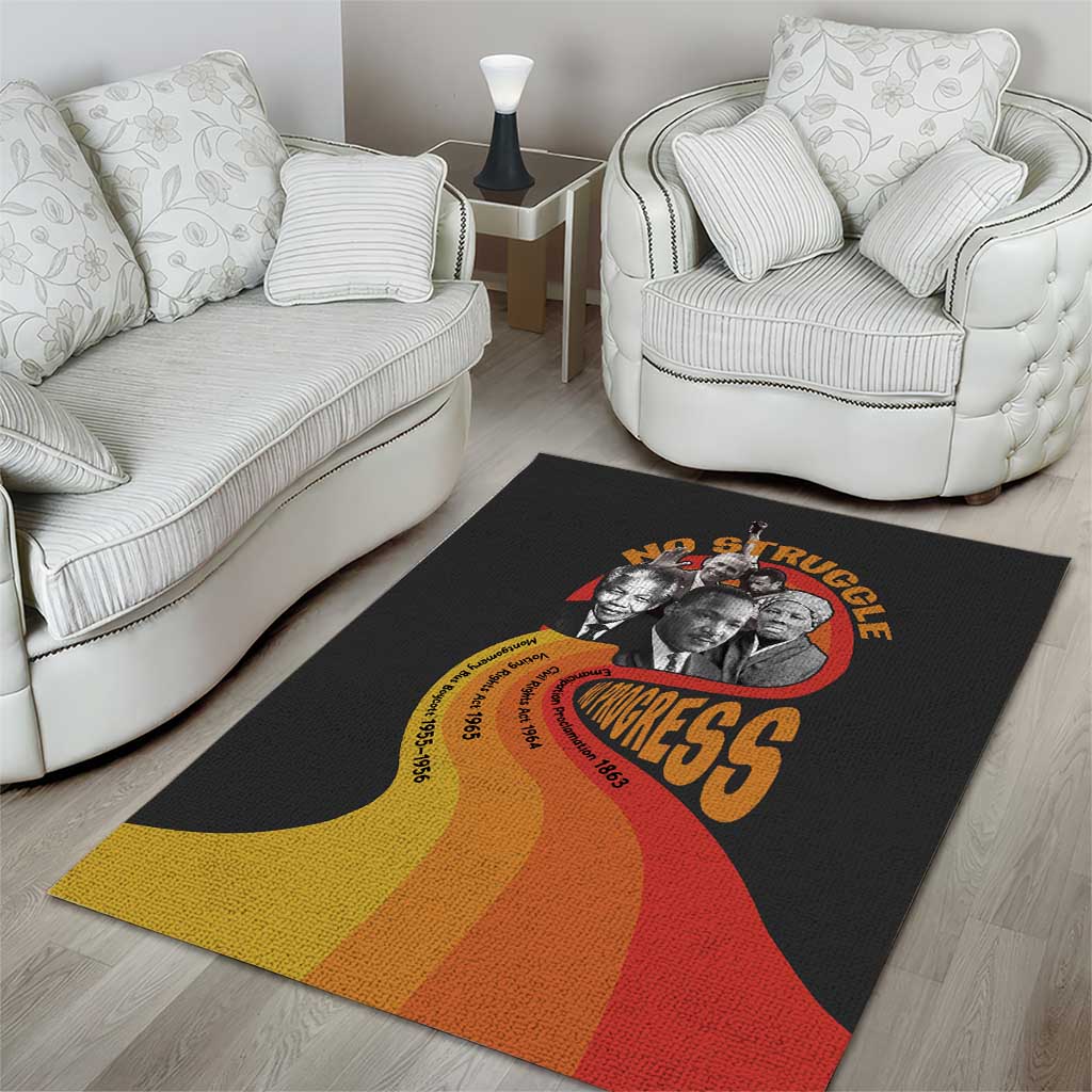 No Struggle No Progress Area Rug Civil Rights Leaders - Wonder Print Shop