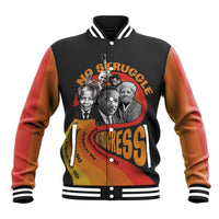 No Struggle No Progress Baseball Jacket Civil Rights Leaders - Wonder Print Shop