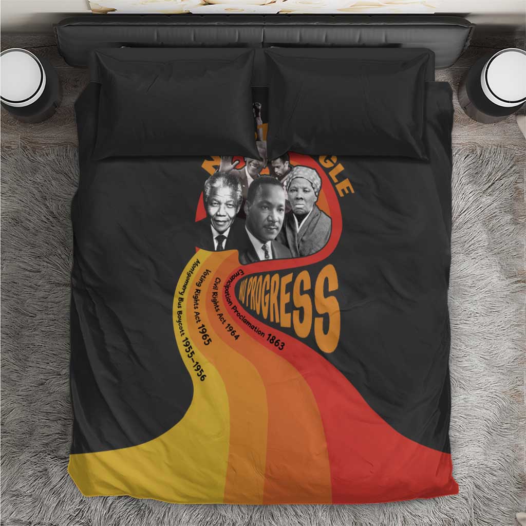 No Struggle No Progress Bedding Set Civil Rights Leaders - Wonder Print Shop