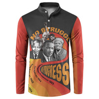 No Struggle No Progress Button Sweatshirt Civil Rights Leaders - Wonder Print Shop