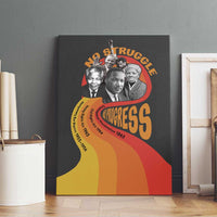 No Struggle No Progress Canvas Wall Art Civil Rights Leaders - Wonder Print Shop
