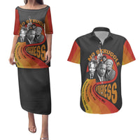 No Struggle No Progress Couples Matching Puletasi and Hawaiian Shirt Civil Rights Leaders - Wonder Print Shop