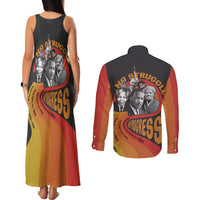 No Struggle No Progress Couples Matching Tank Maxi Dress and Long Sleeve Button Shirt Civil Rights Leaders - Wonder Print Shop