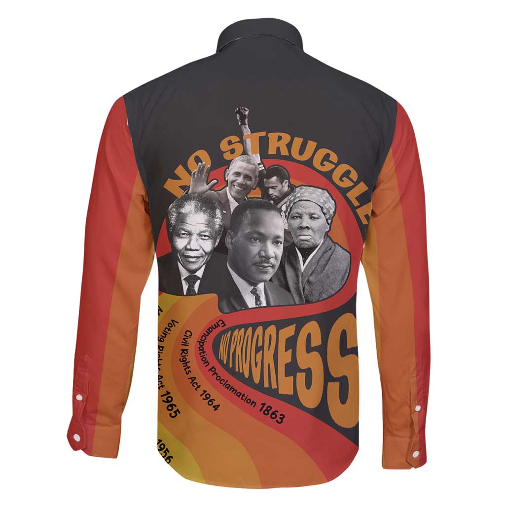 No Struggle No Progress Family Matching Puletasi and Hawaiian Shirt Civil Rights Leaders - Wonder Print Shop