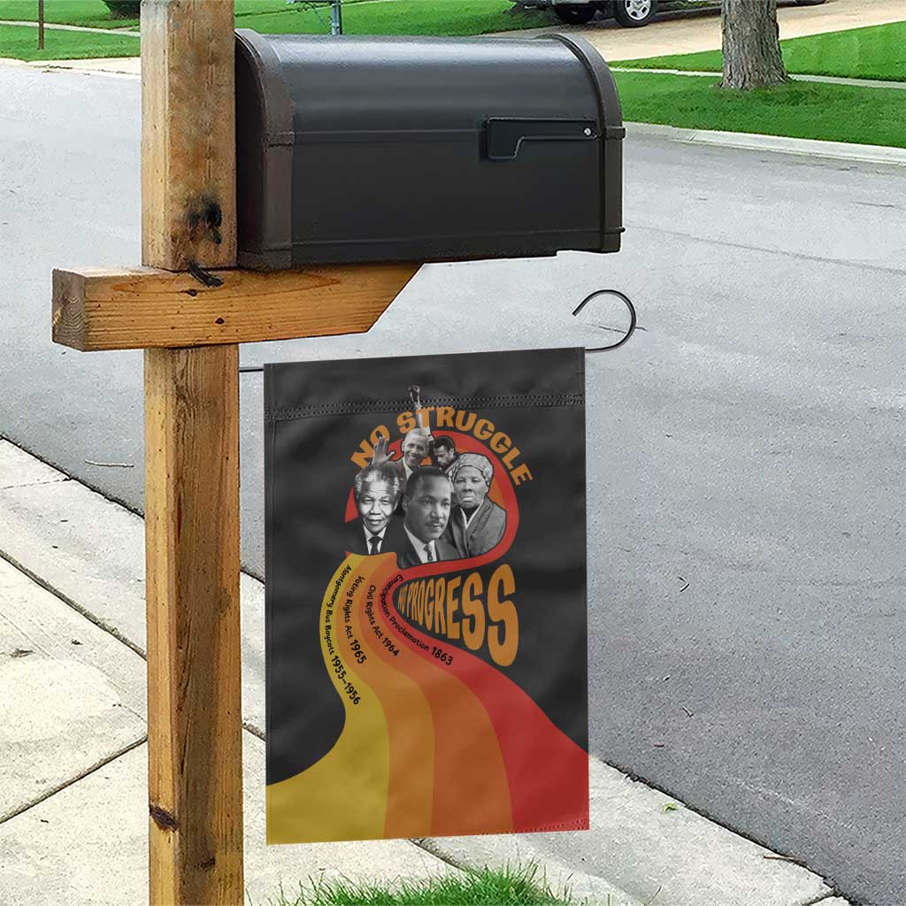 No Struggle No Progress Garden Flag Civil Rights Leaders - Wonder Print Shop