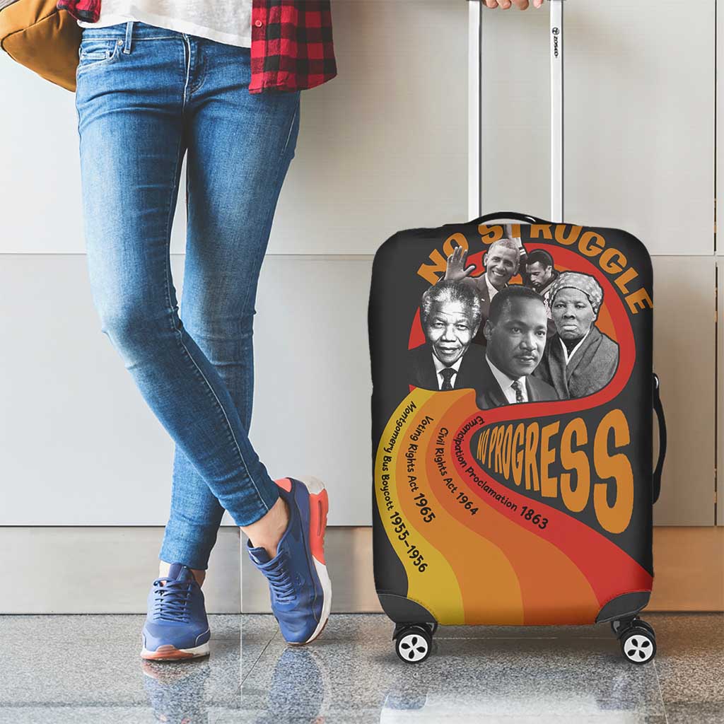 No Struggle No Progress Luggage Cover Civil Rights Leaders - Wonder Print Shop