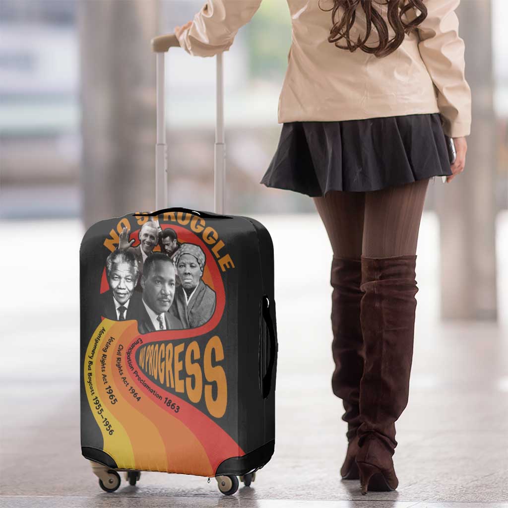 No Struggle No Progress Luggage Cover Civil Rights Leaders - Wonder Print Shop
