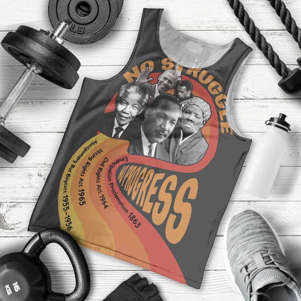 No Struggle No Progress Men Tank Top Civil Rights Leaders - Wonder Print Shop