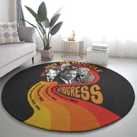 No Struggle No Progress Round Carpet Civil Rights Leaders