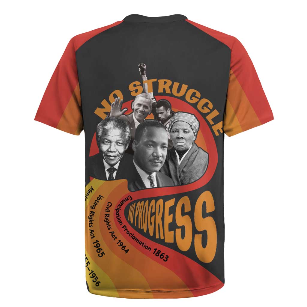 No Struggle No Progress Rugby Jersey Civil Rights Leaders - Wonder Print Shop
