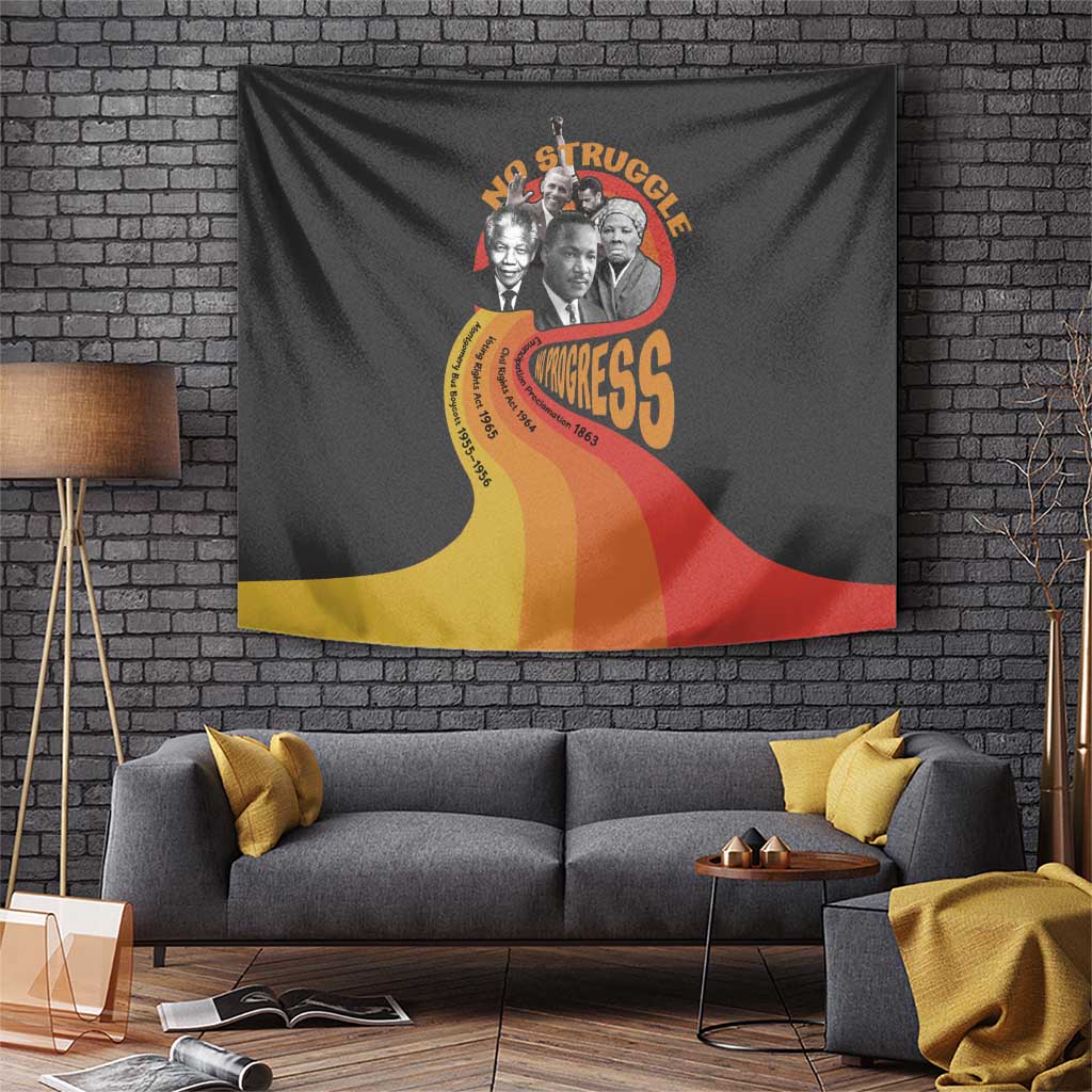 No Struggle No Progress Tapestry Civil Rights Leaders - Wonder Print Shop