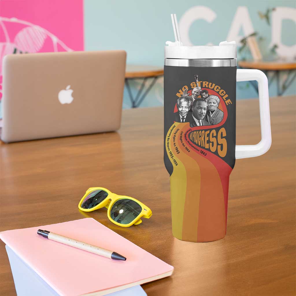 No Struggle No Progress Tumbler With Handle Civil Rights Leaders - Wonder Print Shop