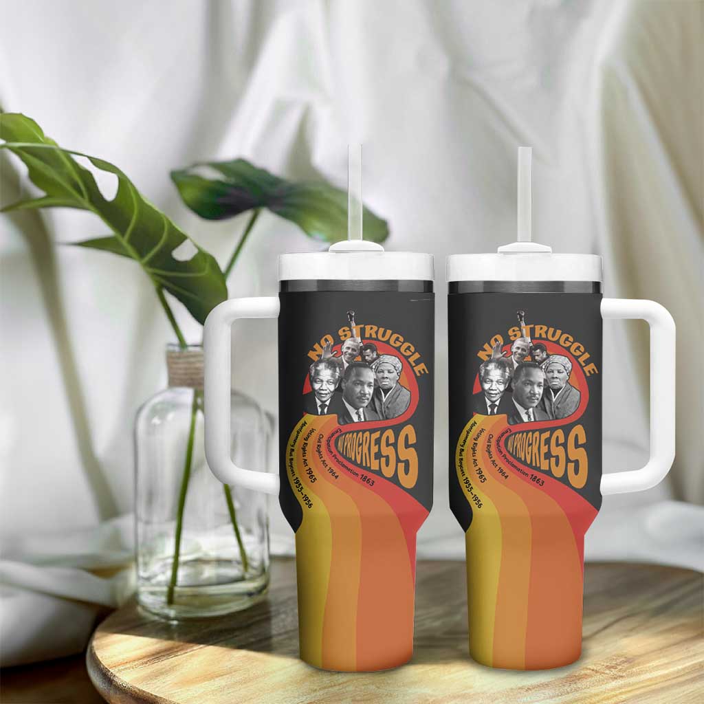 No Struggle No Progress Tumbler With Handle Civil Rights Leaders - Wonder Print Shop