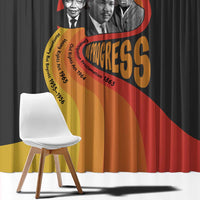 No Struggle No Progress Window Curtain Civil Rights Leaders - Wonder Print Shop