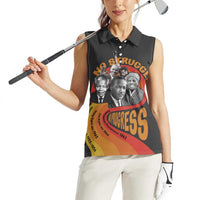 No Struggle No Progress Women Sleeveless Polo Shirt Civil Rights Leaders - Wonder Print Shop