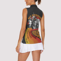 No Struggle No Progress Women Sleeveless Polo Shirt Civil Rights Leaders - Wonder Print Shop