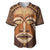 African Mask Printed Mudcloth Baseball Jersey - Wonder Print Shop