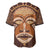 African Mask Printed Mudcloth Baseball Jersey - Wonder Print Shop