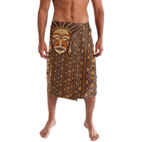 African Mask Printed Mudcloth Lavalava - Wonder Print Shop