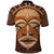 African Mask Printed Mudcloth Polo Shirt - Wonder Print Shop