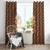 African Mask Printed Mudcloth Window Curtain - Wonder Print Shop