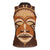 African Mask Printed Mudcloth Women Sleeveless Polo Shirt - Wonder Print Shop
