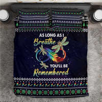 Dragonfly Angel Bedding Set As Long As I Breathe You'll Be Remembered - Wonder Print Shop