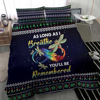 Dragonfly Angel Bedding Set As Long As I Breathe You'll Be Remembered - Wonder Print Shop
