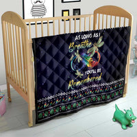 Dragonfly Angel Quilt As Long As I Breathe You'll Be Remembered - Wonder Print Shop